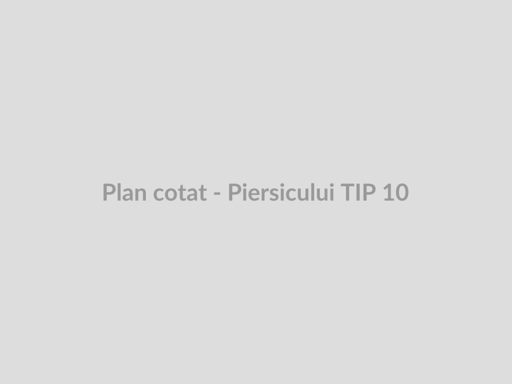Plan cotat - Piersicului TIP 10